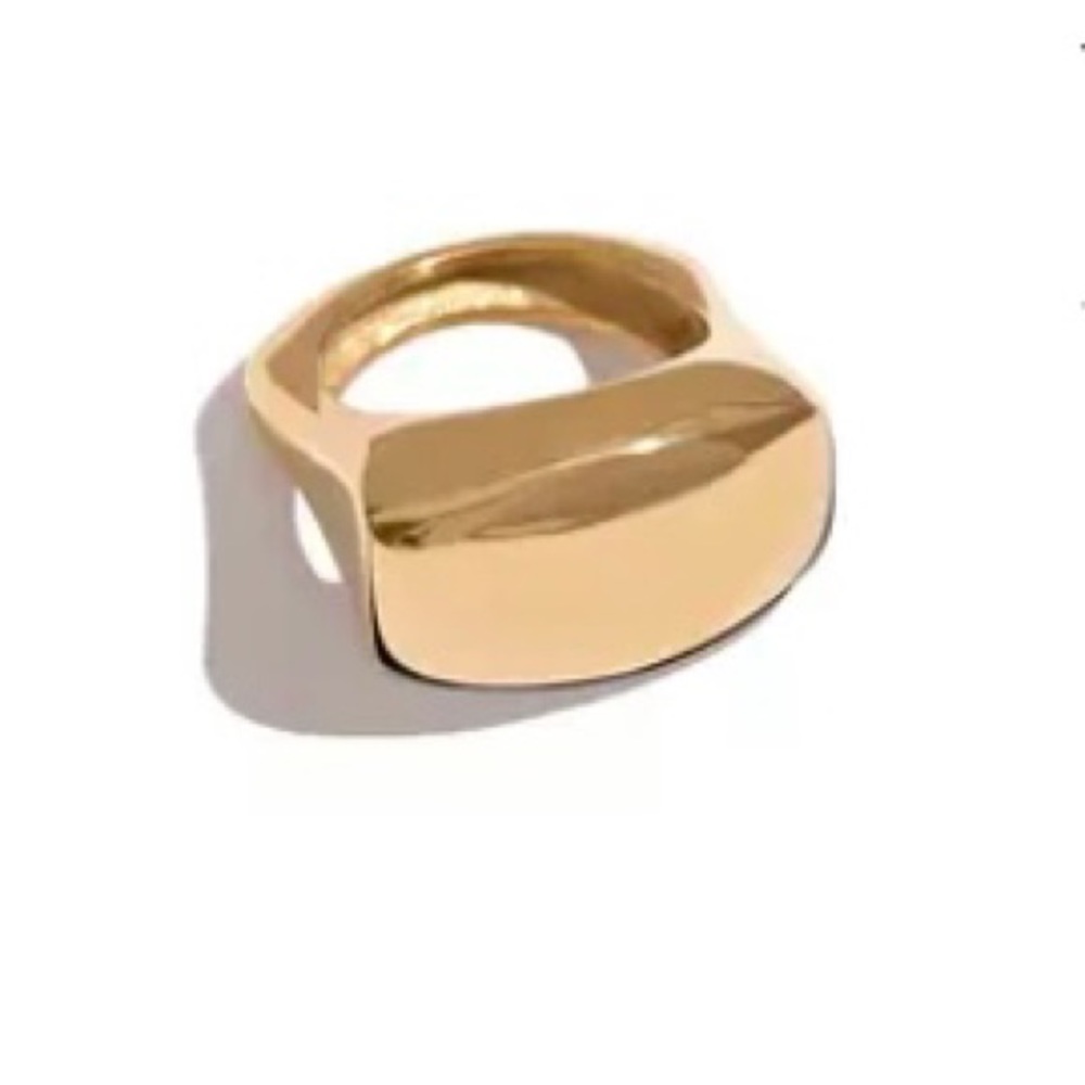 Gold Plated Bold Ring - image 4